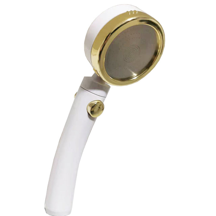 Lisslune | Contemporary Shower Head Square Golden Bathroom Handheld Shower