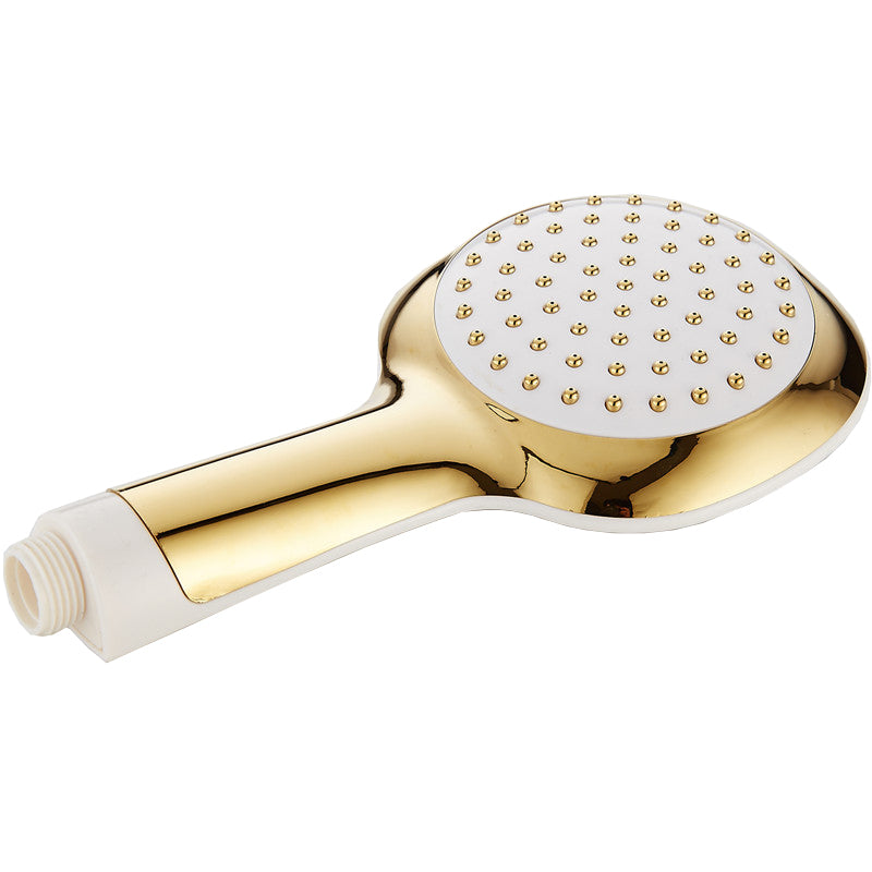 Lisslune | Contemporary Shower Head Square Golden Bathroom Handheld Shower