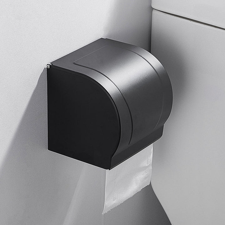 Lisslune | Modern Bathroom Hardware Set Matte Black Metal Bathroom Accessories Set Rustproof