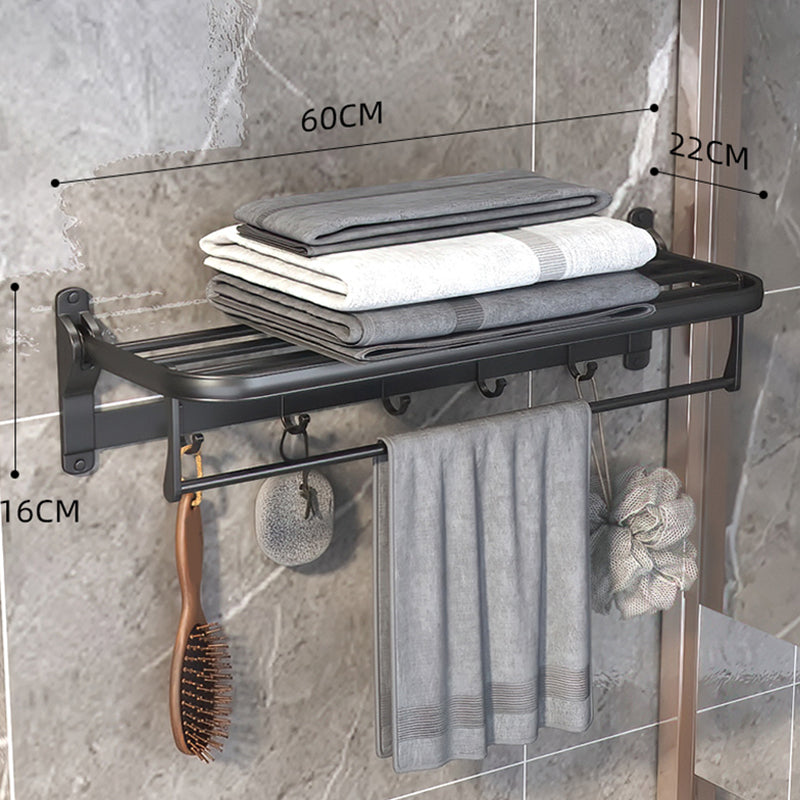Lisslune | Modern Bathroom Hardware Set Matte Black Metal Bathroom Accessories Kit