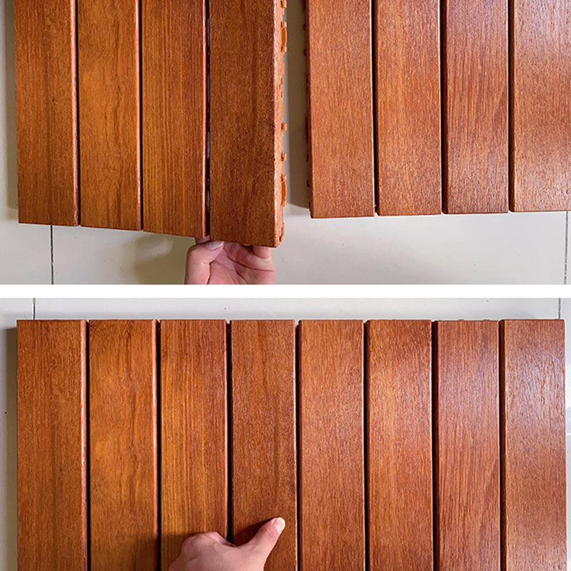 Lisslune | Outdoor Patio Water-Repellant Composite Wood Click Decking Board