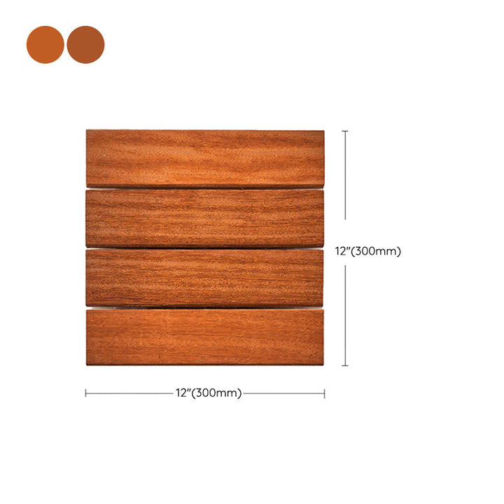 Lisslune | Outdoor Patio Water-Repellant Composite Wood Click Decking Board