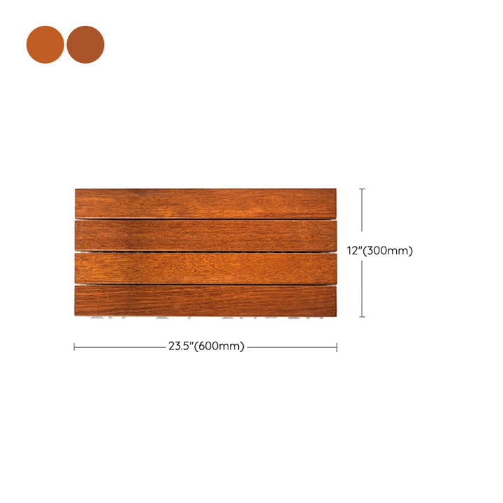 Lisslune | Outdoor Patio Water-Repellant Composite Wood Click Decking Board