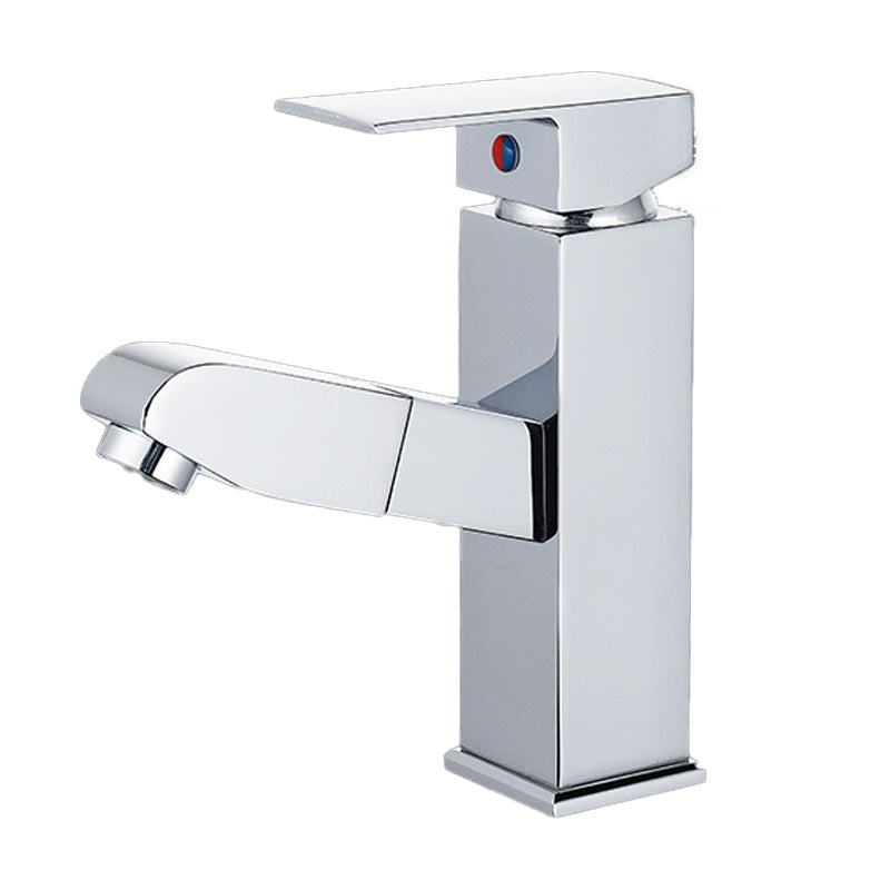 Lisslune | Modern Retractable Single Handle Basin Faucet Bathroom Sink Faucet