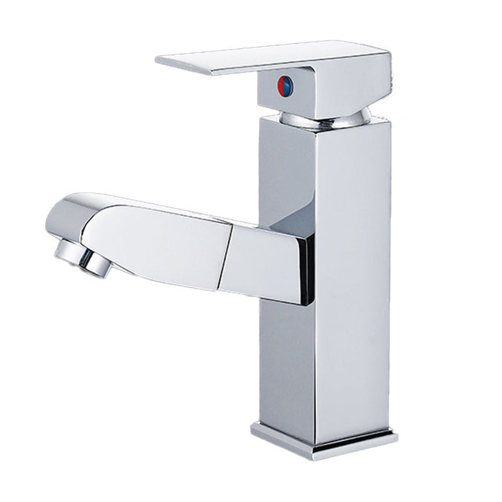 Lisslune | Modern Retractable Single Handle Basin Faucet Bathroom Sink Faucet