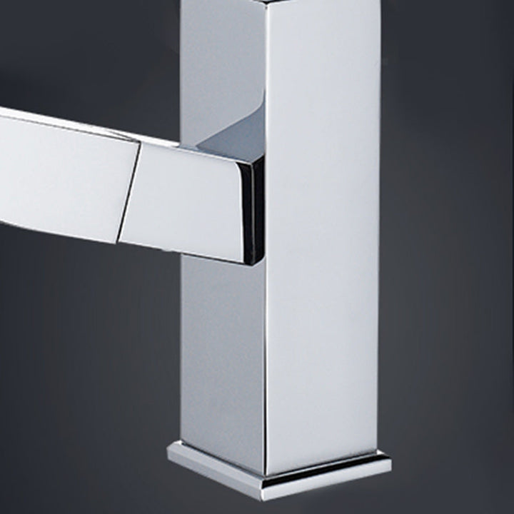 Lisslune | Modern Retractable Single Handle Basin Faucet Bathroom Sink Faucet