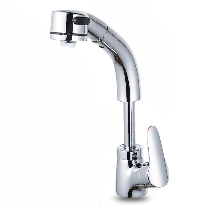 Lisslune | Modern Simple Vessel Sink Faucet High Arc Bathroom Sink Faucet