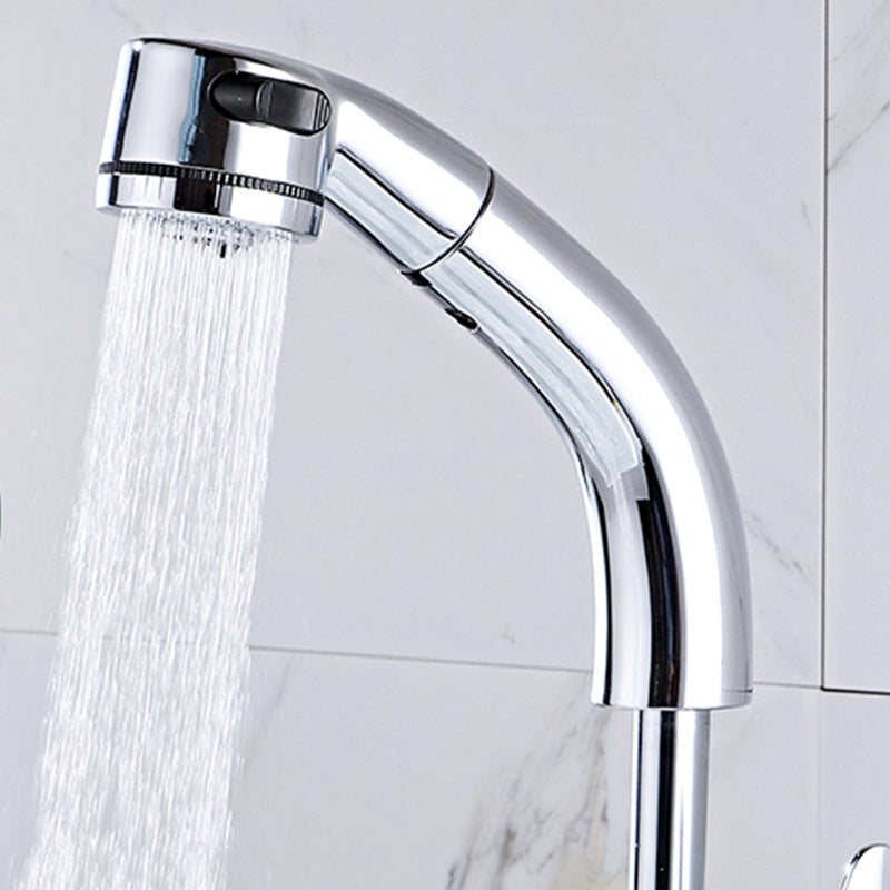 Lisslune | Modern Simple Vessel Sink Faucet High Arc Bathroom Sink Faucet