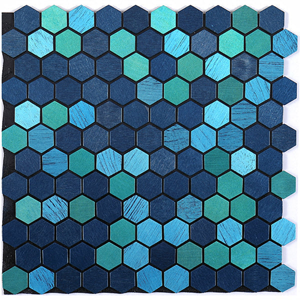 Lisslune | Modern Tile-Peel & Stick Metal Mosaic Tile Hexagon Peel & Stick Subway Tile