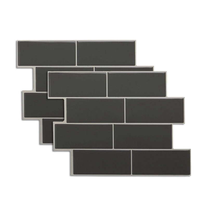 Lisslune | Peel & Stick Subway Tile Stain Resistant PVC Rectangle Peel & Stick Tile for Shower 2 Pack
