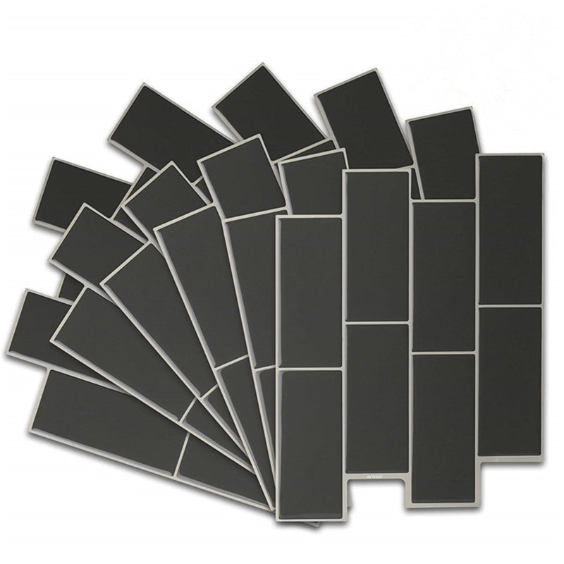 Lisslune | Peel & Stick Subway Tile Stain Resistant PVC Rectangle Peel & Stick Tile for Shower 2 Pack