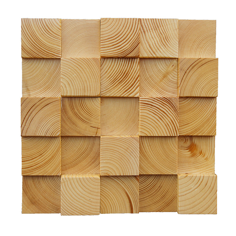 Lisslune | Wood Mosaic Cladding Shiplap Glue Contemporary Interior Wall Cladding