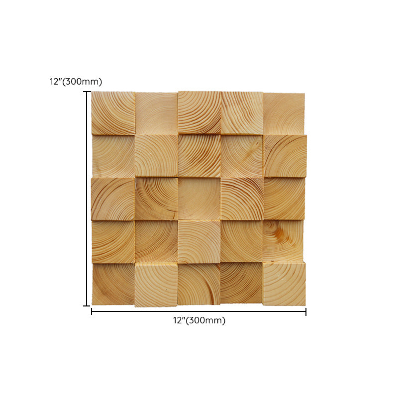 Lisslune | Wood Mosaic Cladding Shiplap Glue Contemporary Interior Wall Cladding
