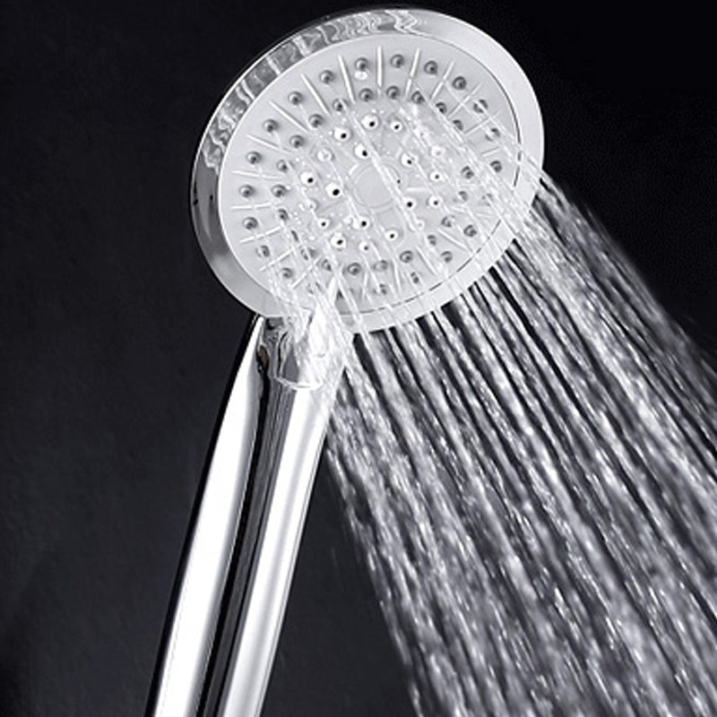 Lisslune | Contemporary Handheld Shower Head Adjustable Spray Pattern Silver Shower Head