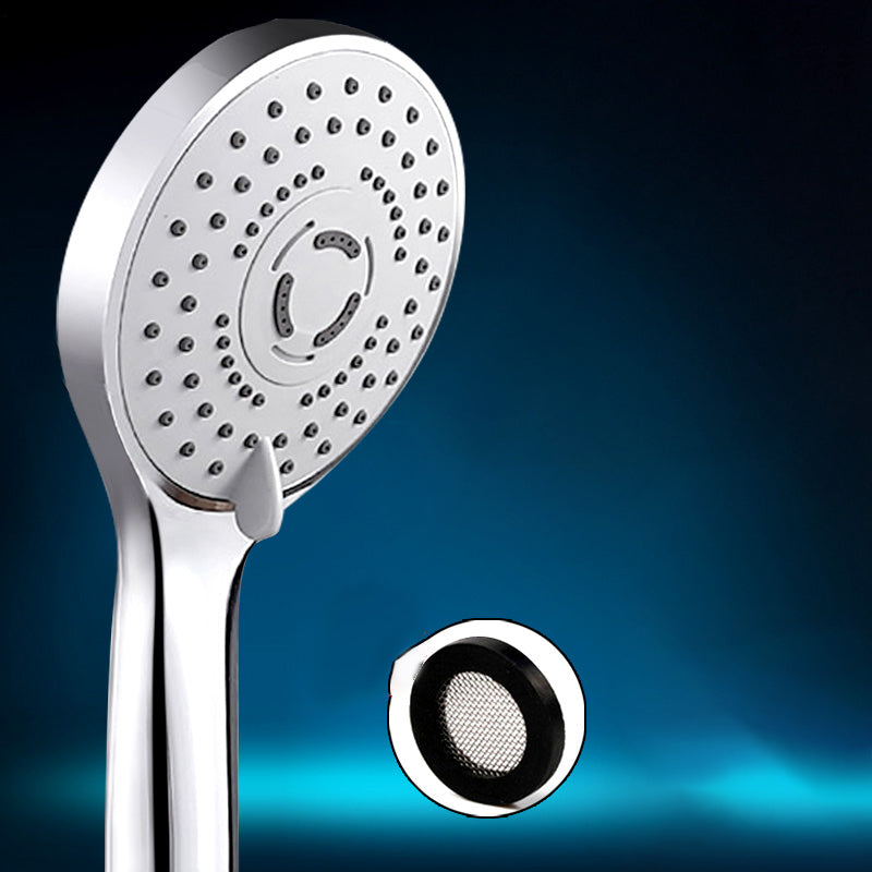 Lisslune | Contemporary Handheld Shower Head Adjustable Spray Pattern Silver Shower Head
