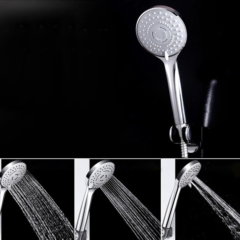 Lisslune | Contemporary Handheld Shower Head Adjustable Spray Pattern Silver Shower Head