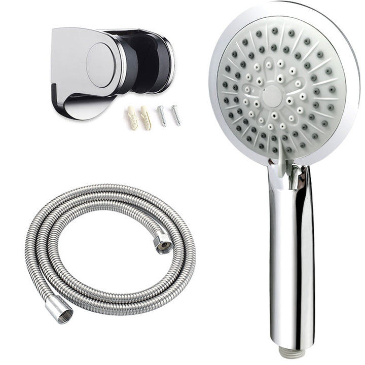 Lisslune | Contemporary Handheld Shower Head Adjustable Spray Pattern Silver Shower Head