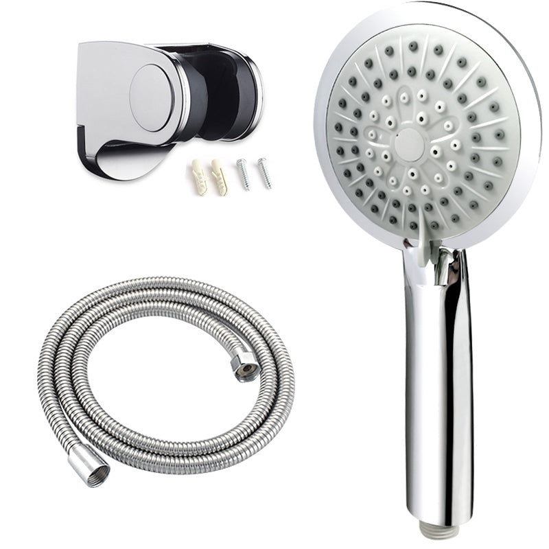 Lisslune | Contemporary Handheld Shower Head Adjustable Spray Pattern Silver Shower Head