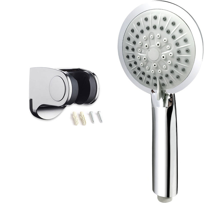 Lisslune | Contemporary Handheld Shower Head Adjustable Spray Pattern Silver Shower Head