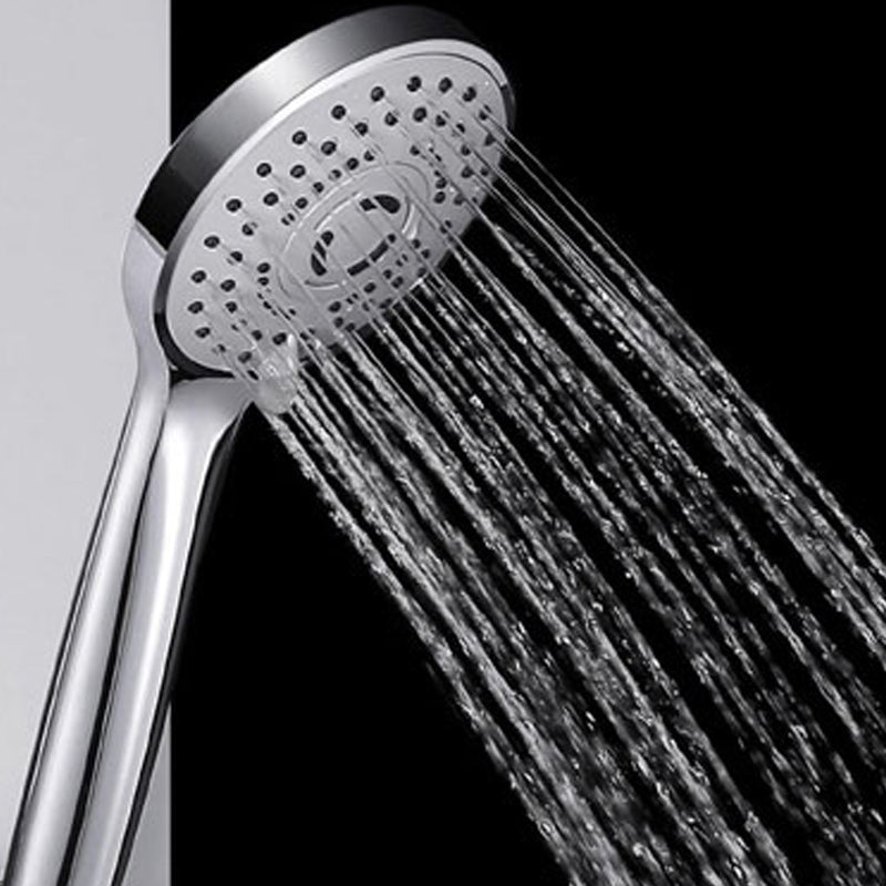 Lisslune | Contemporary Handheld Shower Head Adjustable Spray Pattern Silver Shower Head