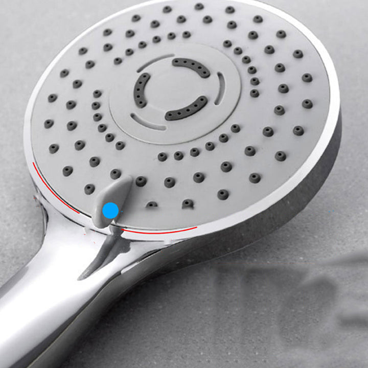 Lisslune | Contemporary Handheld Shower Head Adjustable Spray Pattern Silver Shower Head