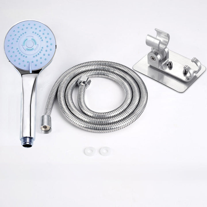 Lisslune | Contemporary Handheld Shower Head Adjustable Spray Pattern Silver Shower Head