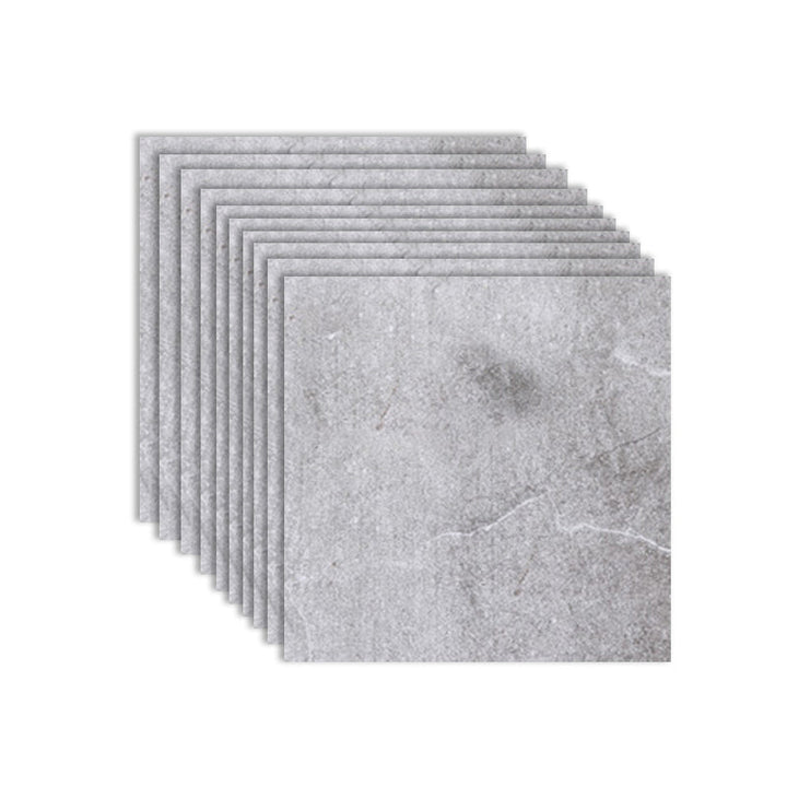 Lisslune | Modern PVC Peel and Stick Tile Floor Marble Look Mold Resistant Vinyl Tiles