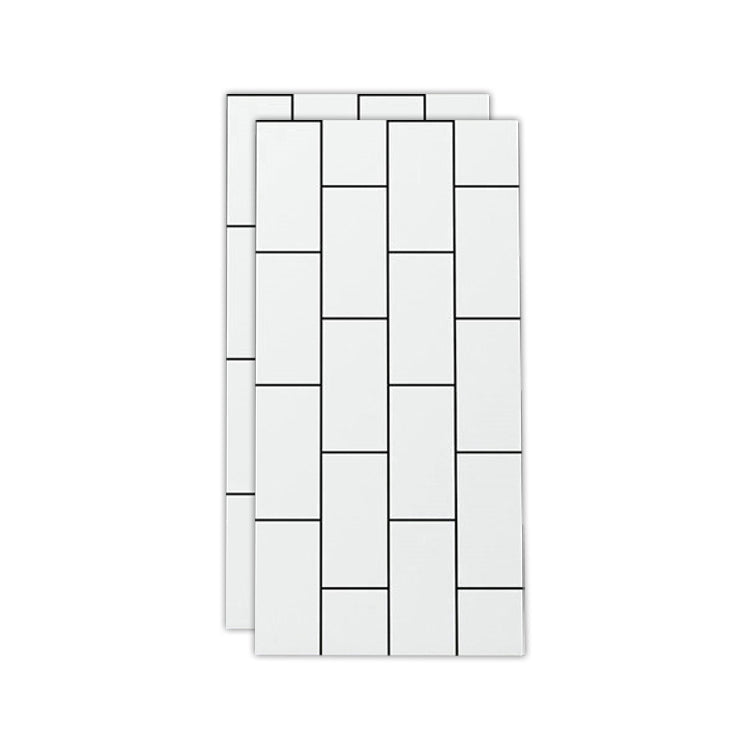 Lisslune | Floor Wall Tiles Marble Pattern Wallpaper Rectangular Bathroom Kitchen Wallpaper