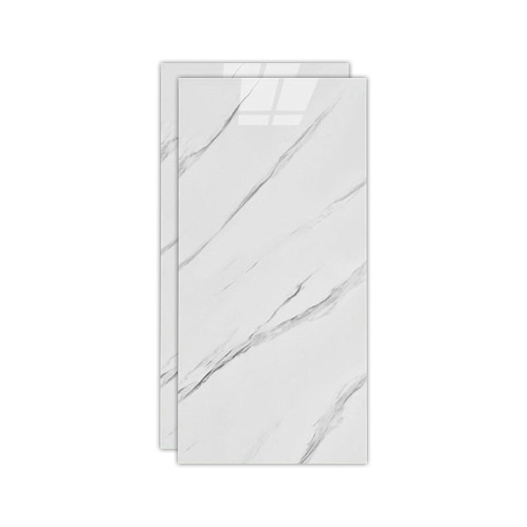 Lisslune | Floor Wall Tiles Marble Pattern Wallpaper Rectangular Bathroom Kitchen Wallpaper
