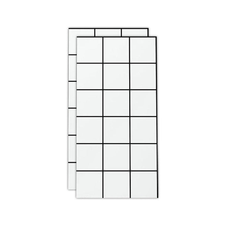 Lisslune | Floor Wall Tiles Marble Pattern Wallpaper Rectangular Bathroom Kitchen Wallpaper
