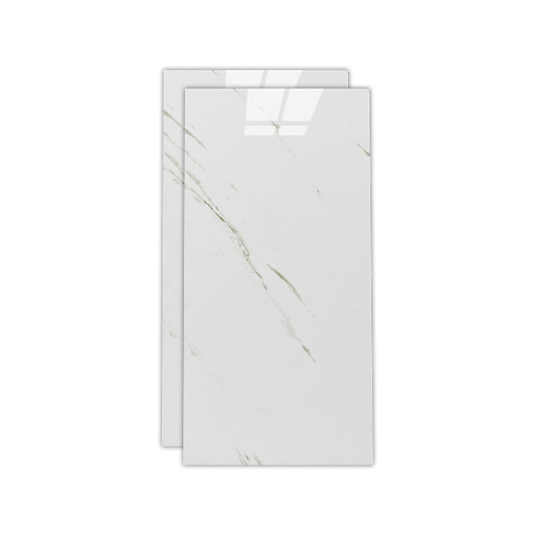 Lisslune | Floor Wall Tiles Marble Pattern Wallpaper Rectangular Bathroom Kitchen Wallpaper