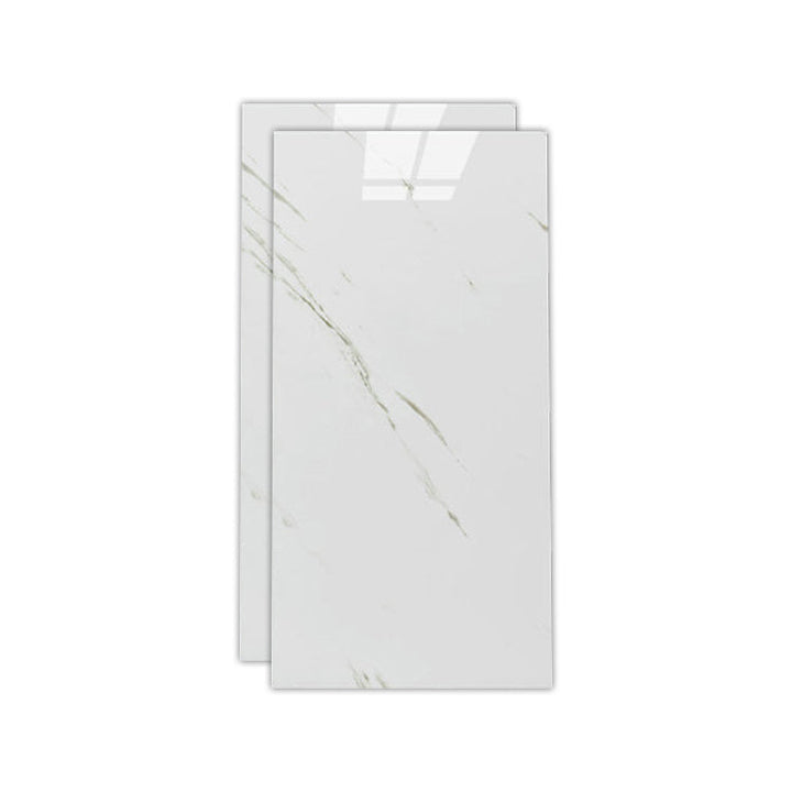 Lisslune | Floor Wall Tiles Marble Pattern Wallpaper Rectangular Bathroom Kitchen Wallpaper