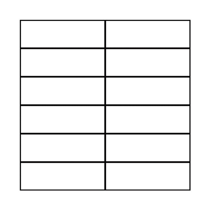 Lisslune | Tile Stripping & Sticking Rectangle White Plastic Waterproof Tile Stripping & Sticking for Shower 10-Pack