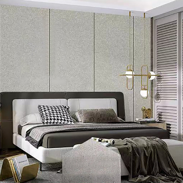 Lisslune | Modern Style Linen Wall Panel Living Room Removable Wall Covering