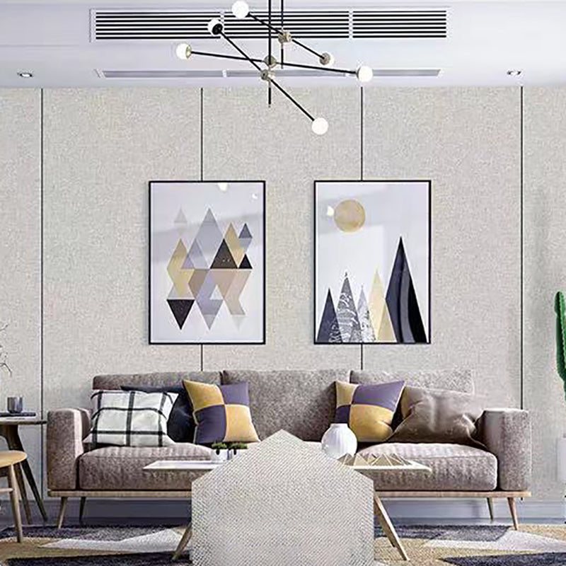 Lisslune | Modern Style Linen Wall Panel Living Room Removable Wall Covering