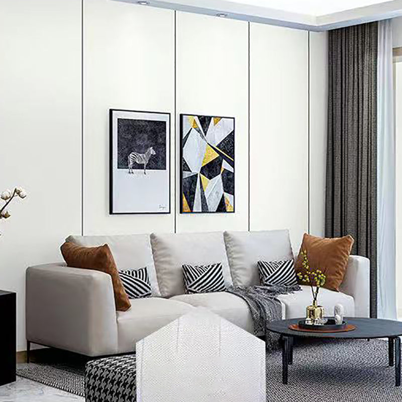 Lisslune | Modern Style Linen Wall Panel Living Room Removable Wall Covering
