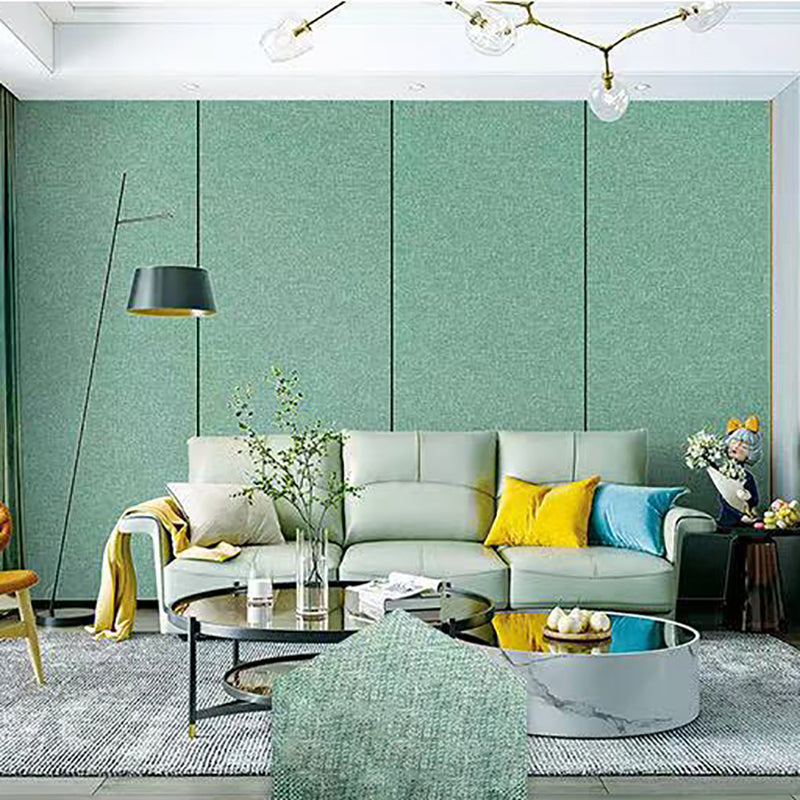 Lisslune | Modern Style Linen Wall Panel Living Room Removable Wall Covering
