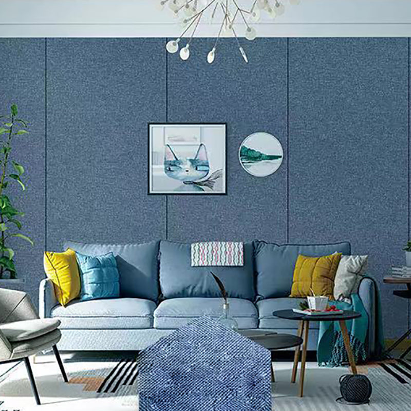 Lisslune | Modern Style Linen Wall Panel Living Room Removable Wall Covering