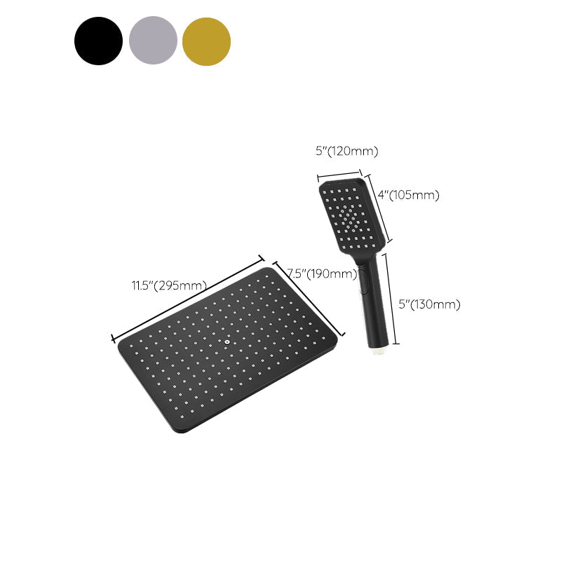 Lisslune | Shower Combo 3 Settings Adjustable Spray Pattern Handheld Shower