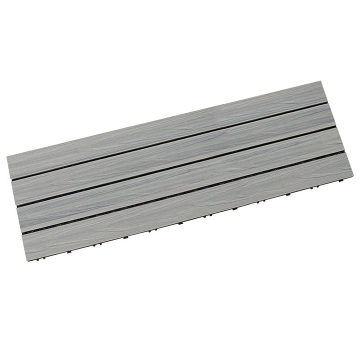 Lisslune | Deck Plank drilled hardwood tiles exterior flooring