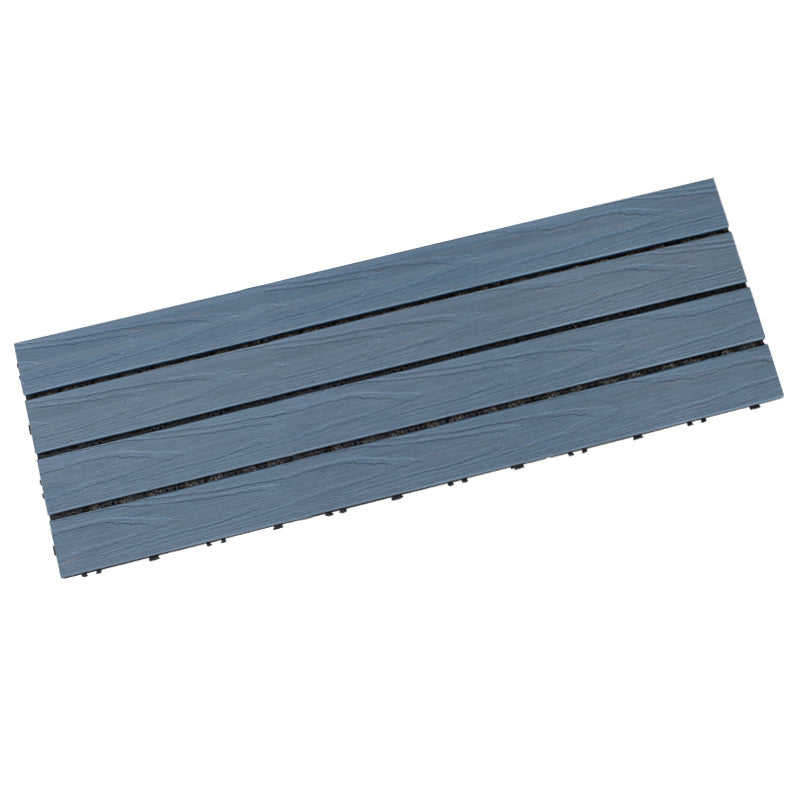 Lisslune | Deck Plank drilled hardwood tiles exterior flooring