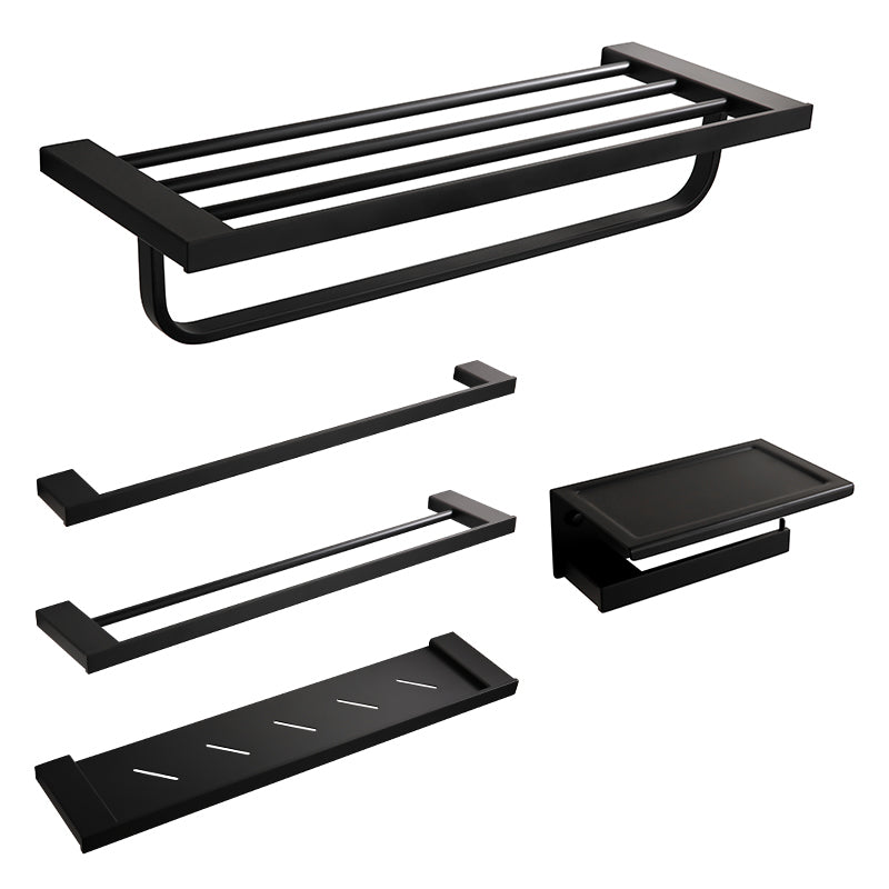Lisslune | Traditional Bathroom Accessories Hardware Set in Black Metal