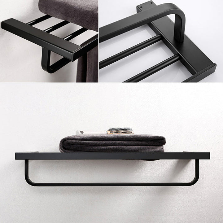 Lisslune | Traditional Bathroom Accessories Hardware Set in Black Metal