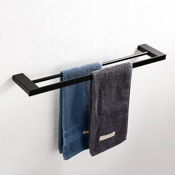Lisslune | Traditional Bathroom Accessories Hardware Set in Black Metal