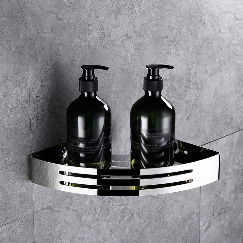 Lisslune | Contemporary Bathroom Accessories Hardware Set in Silver with Soap Dish