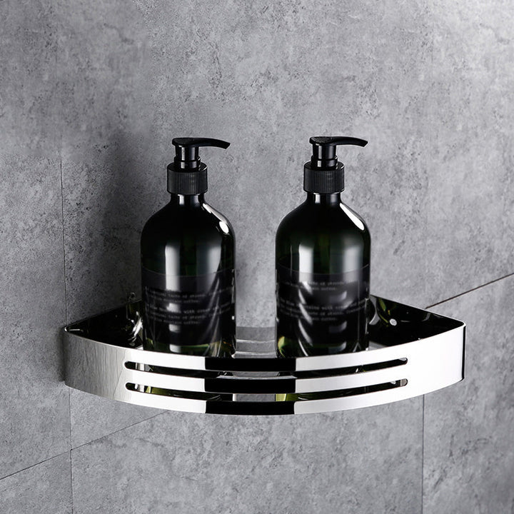 Lisslune | Contemporary Bathroom Accessories Hardware Set in Silver with Soap Dish