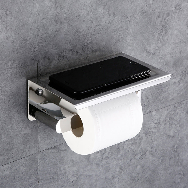 Lisslune | Contemporary Bathroom Accessories Hardware Set in Silver with Soap Dish