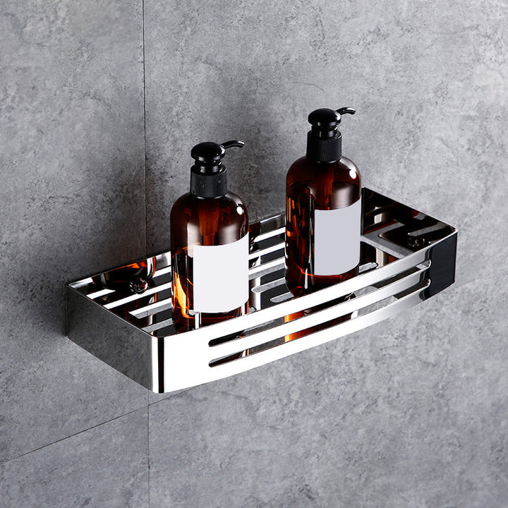Lisslune | Contemporary Bathroom Accessories Hardware Set in Silver with Soap Dish