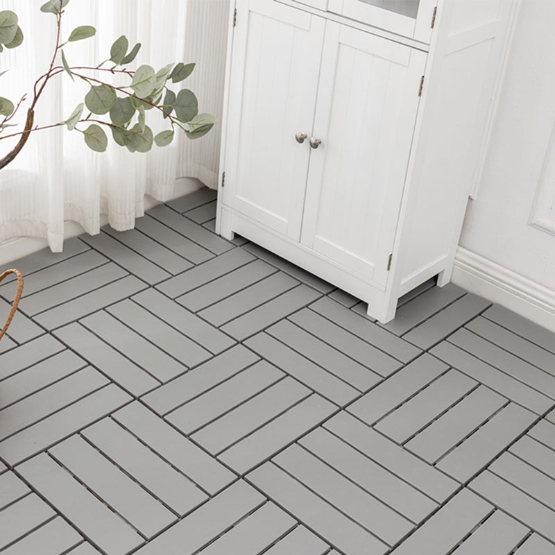 Lisslune | Modern Style WPC Flooring Corrosion Resistant Square Wood Floor