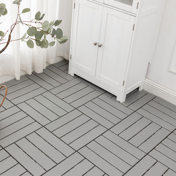 Lisslune | Modern Style WPC Flooring Corrosion Resistant Square Wood Floor